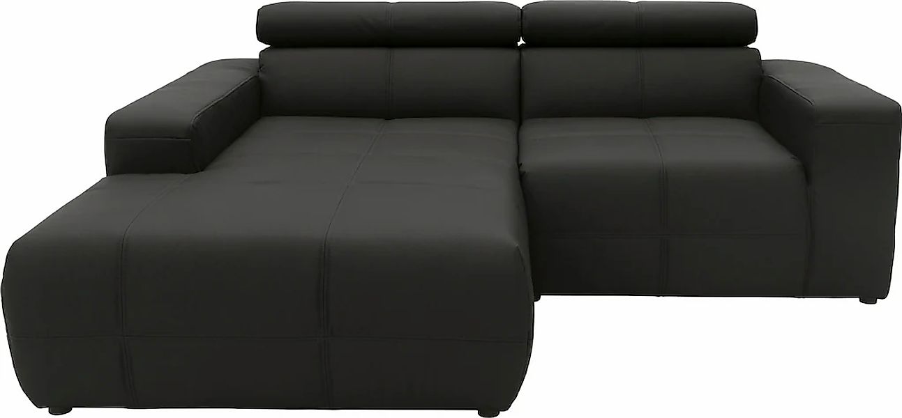DOMO collection Ecksofa "Brandon B/T/H: 214/100/80 cm, L-Form", Mit Kopftei günstig online kaufen