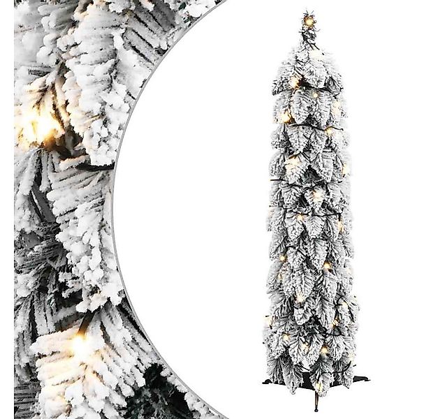 vidaXL LED Baum Künstlicher Weihnachtsbaum Beleuchtung & Schnee 30 LEDs 60 günstig online kaufen