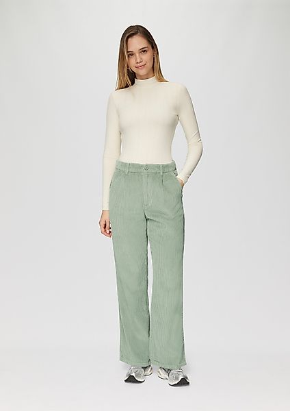 QS Chinos Hose Cordhose mit Straight günstig online kaufen