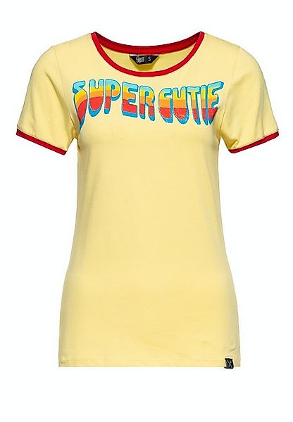 QueenKerosin Print-Shirt Super Cutie (1-tlg) mit Retro Statement Print günstig online kaufen