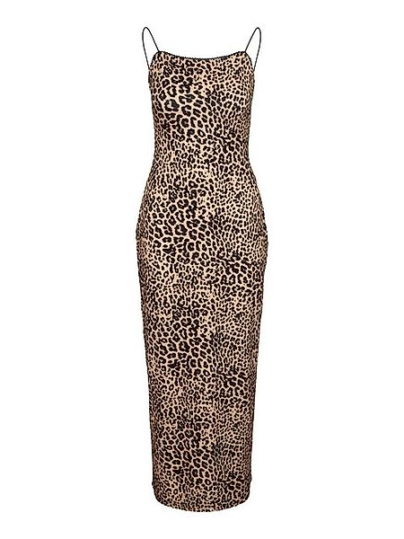 Noisy may Shirtkleid Leopard-Muster, Schlankes Design, Mittellänge (lang) N günstig online kaufen