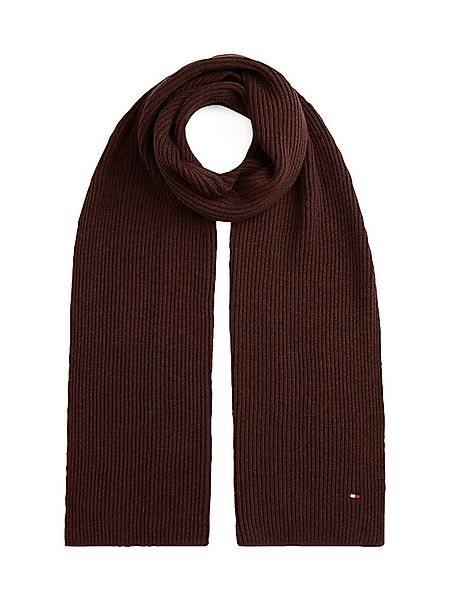 Tommy Hilfiger Strickschal TH FLAG PIMA COTTON CASH SCARF, mit Logostickere günstig online kaufen