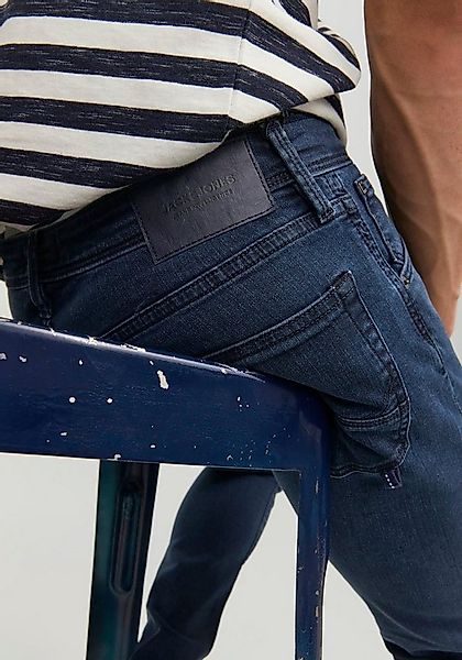 Jack & Jones Slim-fit-Jeans JJIGLENN – Slim-Fit-Jeans mit niedriger Leibhöh günstig online kaufen