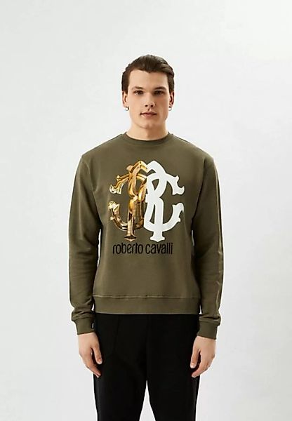 roberto cavalli Sweatshirt Sweatshirt Regular Fit RC Monogram-Print Pullove günstig online kaufen