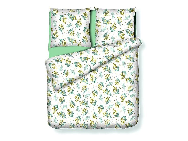 Bettwäsche aus Satin 80 Fäden/cm² - 220 x 240 cm + 2 Kissenbezüge 63 x 63 c günstig online kaufen