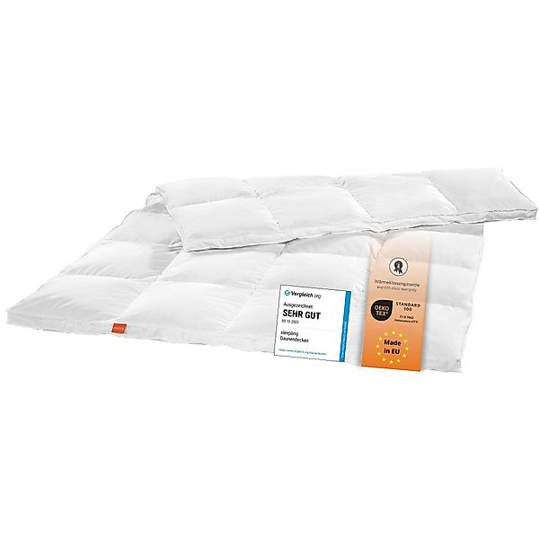 sleepling Daunenbettdecke Komfort, 135x200 cm, 155x220 günstig online kaufen