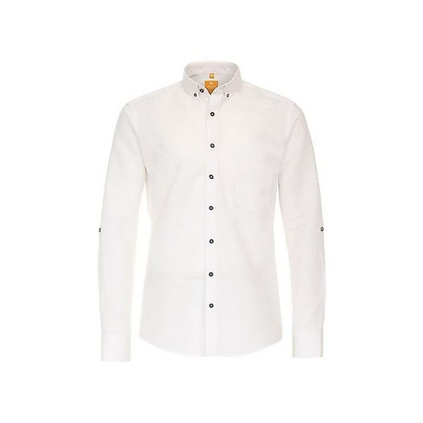 Redmond Langarmhemd Langarm Freizeithemd weiß weiß regular fit (1-tlg) günstig online kaufen