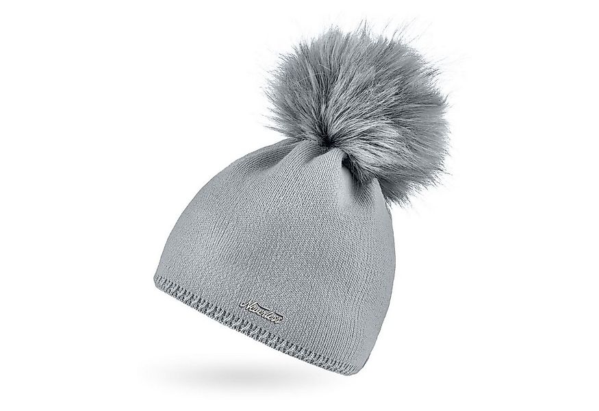 Neverless Bommelmütze Damen Strickmütze Strick-Beanie mit Bommel Winter-Müt günstig online kaufen