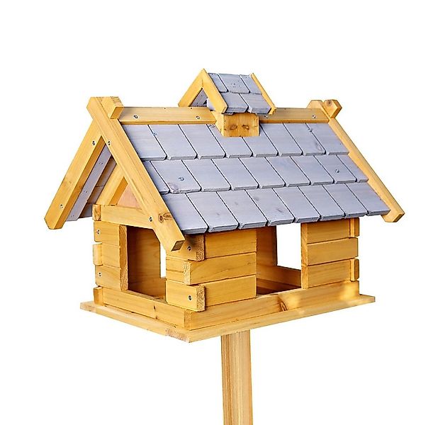 Melko Vogelhaus Vogelhaus Vogelfutterhaus Vogelvilla aus Holz Vogelhäuschen günstig online kaufen
