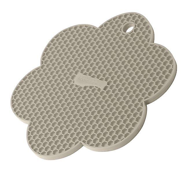 Kochblume Topflappen Waben-Untersetzer Blume Taupe günstig online kaufen