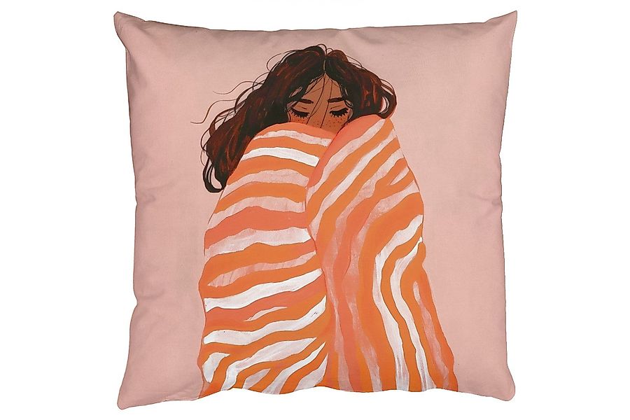 MuchoWow Dekokissen Mädchen - Decke - günstig online kaufen