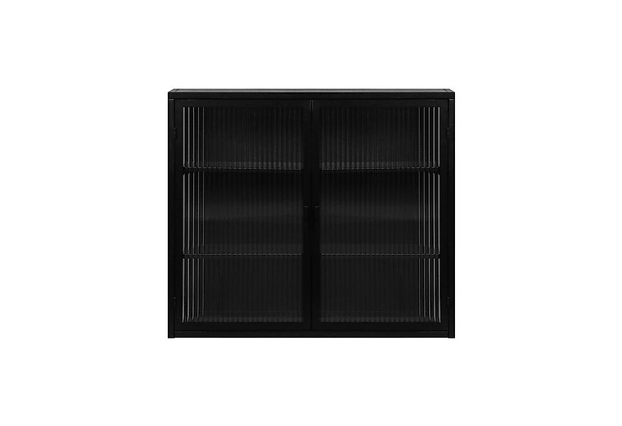 REDOM Hängeschrank Modernes Sideboard mit gehärtetem Glas und Eisenrahmen ( günstig online kaufen