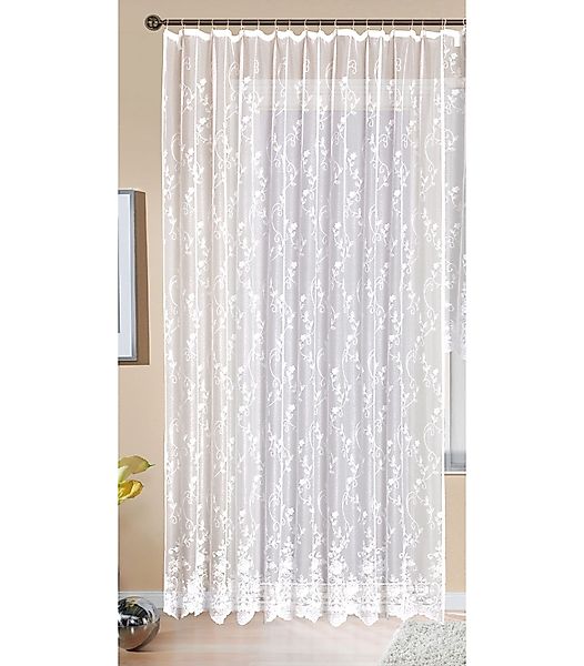 Gardinenbox Gardine (1 St), Kräuselband, transparent, günstig online kaufen