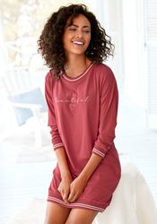 Vivance Dreams Nachthemd mit Ripp-Abschlüssen günstig online kaufen