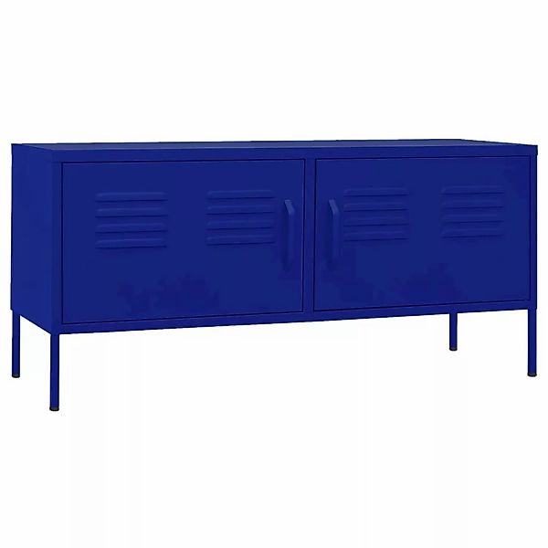 vidaXL TV-Schrank TV-Schrank Marineblau 105x35x50 cm günstig online kaufen