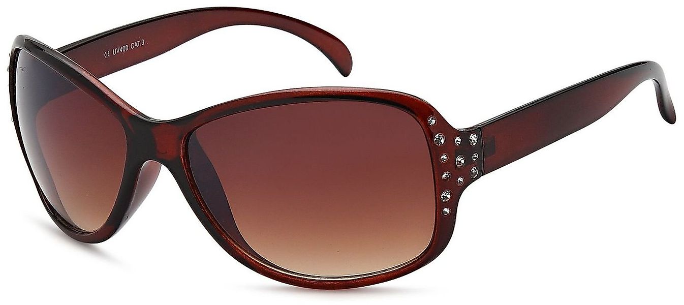 styleBREAKER Sonnenbrille Sonnenbrille Schmetterlingsform mit Strass (1-St) günstig online kaufen