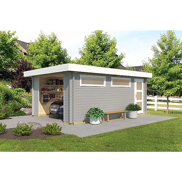 Lasita Garage Canberra 360 cm x 540 cm Lichtgrau günstig online kaufen