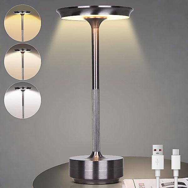 LMaxhome USB-Tischleuchte LED Wiederaufladbare Kabellose Akku günstig online kaufen