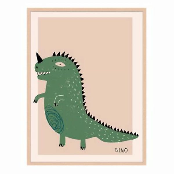 Milan Moon Wandbild Dino beige Gr. 50 x 60 günstig online kaufen