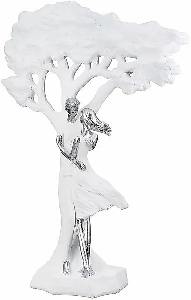 Casablanca by Gilde Dekofigur »Skulptur Paar; Baum Liebesblicke weiß H. 44 günstig online kaufen