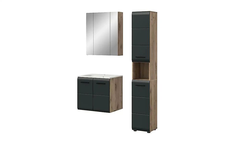 Badkombination   ¦ holzfarben ¦ Maße (cm): B: 105 H: 185 Schränke > Badschr günstig online kaufen