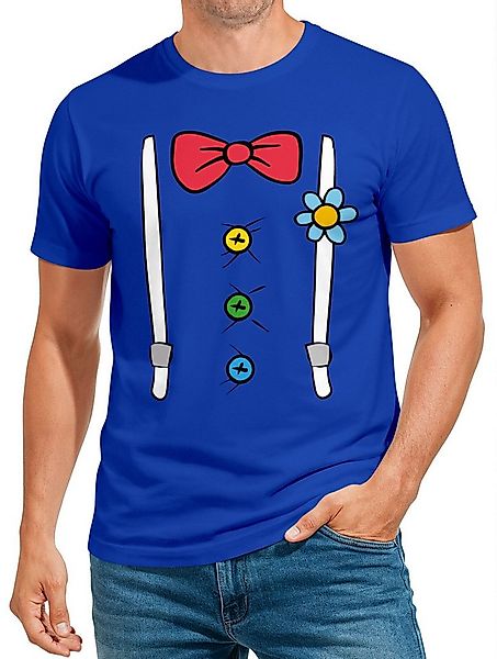 MoonWorks Print-Shirt Herren T-Shirt Fasching Karneval Clown Kostüm-Ersatz günstig online kaufen