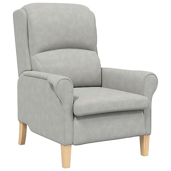 vidaXL Sessel hellgrauer Sessel Hellgrau Stoff günstig online kaufen