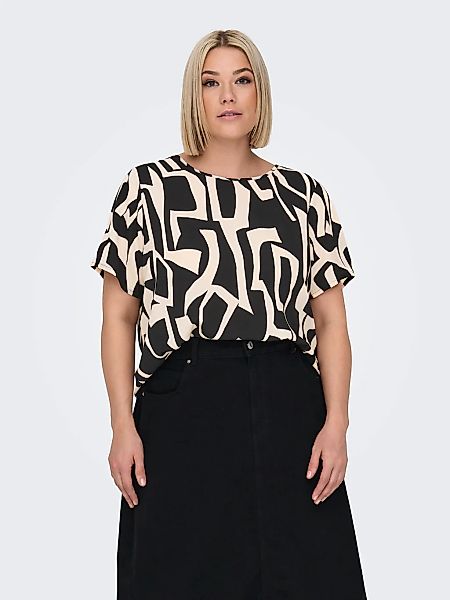 ONLY CARMAKOMA Shirtbluse "CARVICA SS TOP WVN NOOS" günstig online kaufen