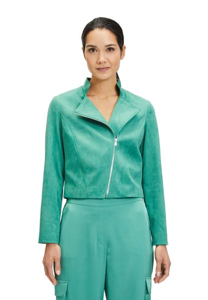 Vera Mont Jackenblazer "Damen Bikerjacke mit Reißverschluss" Reißverschluss günstig online kaufen