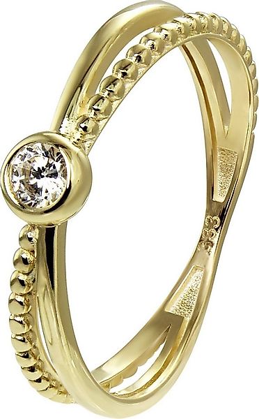 GoldDream Goldring GoldDream Gold Ring Crossed Gr.60 (Fingerring), Damen Ri günstig online kaufen