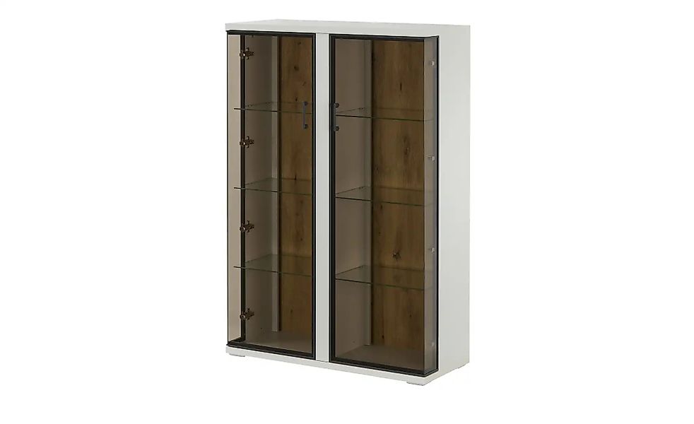 Jette Home Highboard  Yannik ¦ schwarz ¦ Maße (cm): B: 97 H: 143 T: 41.0 Ko günstig online kaufen