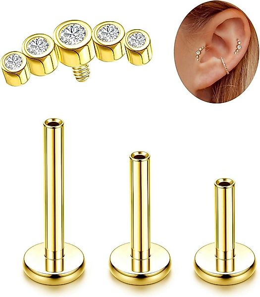 Adramata Piercing-Set G23 Titan Helix Tragus günstig online kaufen