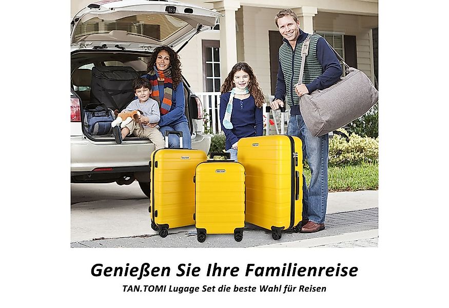 TAN.TOMI Handgepäckkoffer Koffer Hartschale Leicht Reisekoffer ABS Geräumig günstig online kaufen