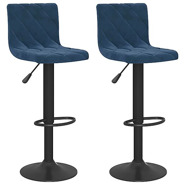 vidaXL Barhocker Barhocker 2 Stk. Blau günstig online kaufen