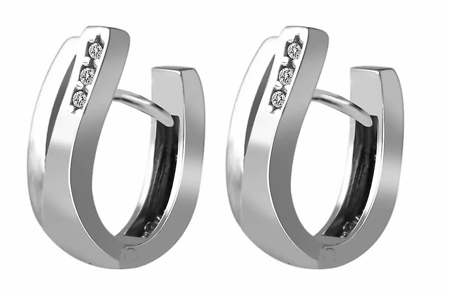 Adelia´s Klappcreolen "Damen Ohrringe – Klappcreole aus 925 Silber" Ideal a günstig online kaufen