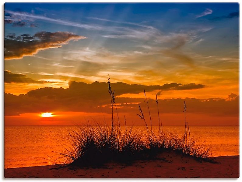 Artland Wandbild »Herrlicher Sonnenuntergang«, Sonnenaufgang & -untergang, günstig online kaufen