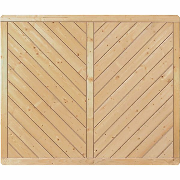 T & J Sichtschutzzaun Classic-Serie-Diagonal 180 x 150 cm günstig online kaufen