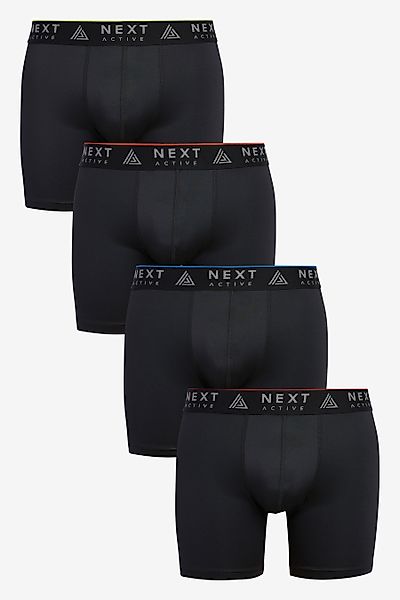 Next Boxershorts 4er-Pack Sport-Unterhosen in längerer günstig online kaufen