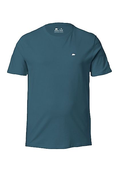 FORSBERG T-Shirt T-Shirt mit kleinem Gummi-Patch günstig online kaufen