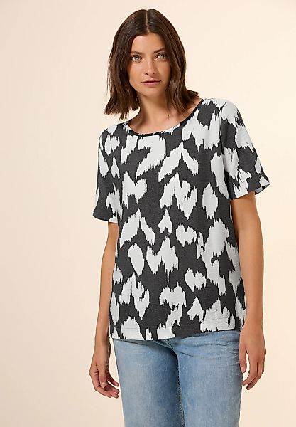 Cecil Shirtbluse, mit Rundhalsausschnitt günstig online kaufen