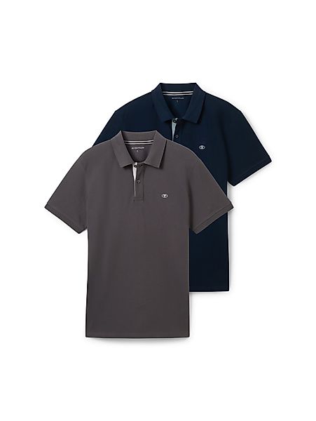 TOM TAILOR Poloshirt Poloshirts im 2er-Pack günstig online kaufen