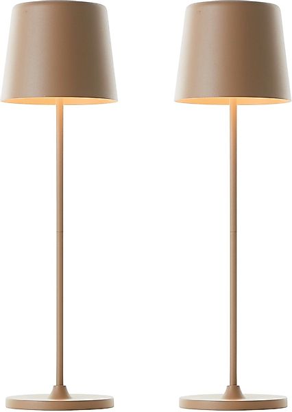 Brilliant LED Tischleuchte »Kaami - mobile LED Außen Tischlampe 2er-Set«, 3 günstig online kaufen