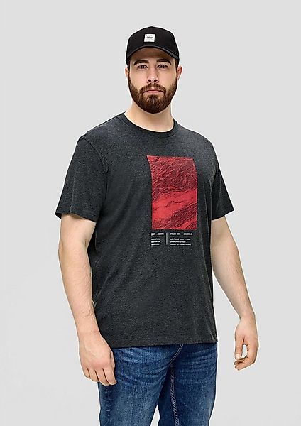 s.Oliver Kurzarmshirt T-Shirt T-Shirt mit Frontprint günstig online kaufen