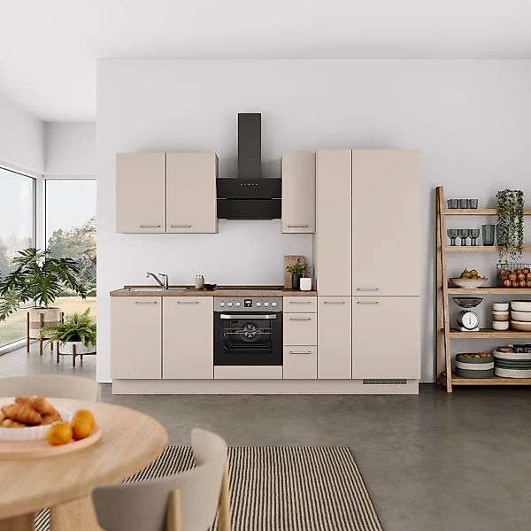 nobilia® Küchenzeile »"Laser II", Ausrichtung wählbar, Breite 270 cm« vormo günstig online kaufen