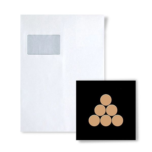 ALLOY Mosaik MUSTER S-Penny-Ti-AM Penny Titan Amber Hochglänzend günstig online kaufen