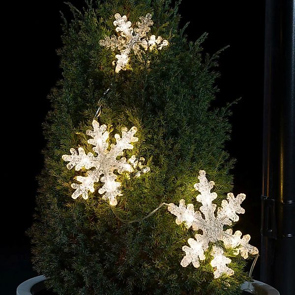 KONSTSMIDE LED-Lichtervorhang »Weihnachtsdeko aussen«, 15 St.-flammig günstig online kaufen