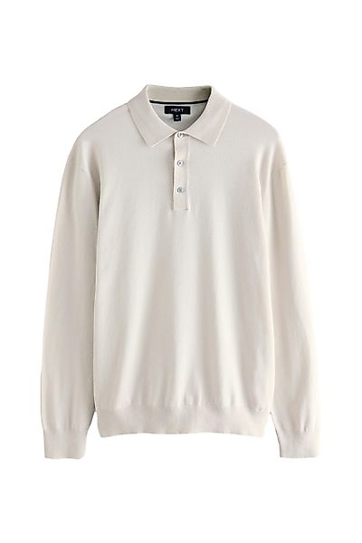 Next Langarm-Poloshirt Langärmeliges Regular Fit Poloshirt günstig online kaufen
