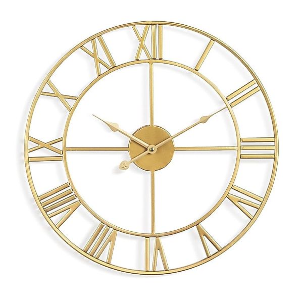 zggzerg Wanduhr Große Metall Wanduhr Leise günstig online kaufen