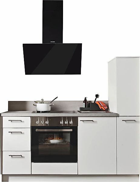 KOCHSTATION Küche "Scafa" vormontiert, wahlweise mit E-Geräten, Stellbreite günstig online kaufen