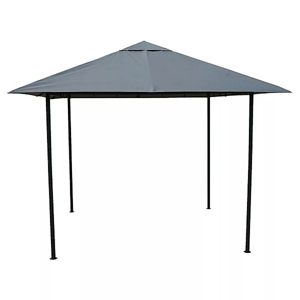 Grasekamp Pavillon Amalfi Flex grau Stahl B/H/L: ca. 300x253x300 cm günstig online kaufen